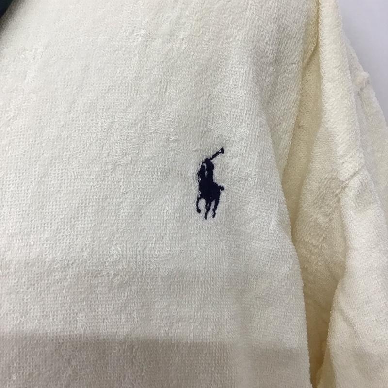 ラルフローレン RALPHLAUREN ウェア ウェア 6073-1530-29 タータンバインディングバスローブ タグ付き L ワンポイント アイボリー / アイボリー /  メンズ USED 古着 中古 10114957