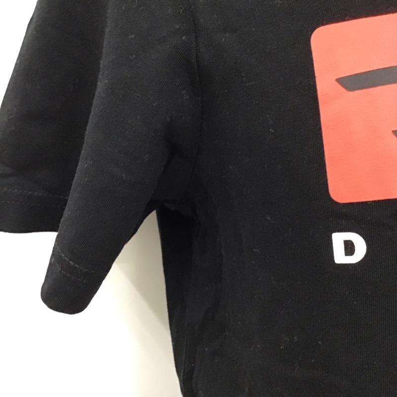 ディーゼル DIESEL Tシャツ 半袖 半袖カットソー プリントTシャツ クルーネックカットソー S プリント 黒 / ブラック /  メンズ USED 古着 中古 10119513