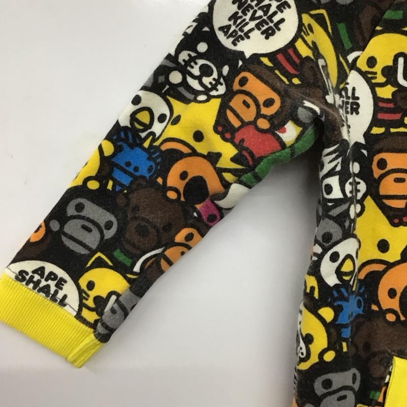 アベイシングエイプ A BATHING APE ワンピース・ドレス・オールインワン ワンピース・ドレス・オールインワン ベビー ロンパース 長袖 80cm マイロ BABY MILO 80cm 総柄 マルチカラー / マルチカラー /  ボーイズ USED 古着 中古 10146603