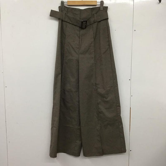 ムルーア MURUA パンツ スラックス 012050701401 ピンタックワイドパンツ M チェック マルチカラー / マルチカラー /  レディース USED 古着 中古 10137828