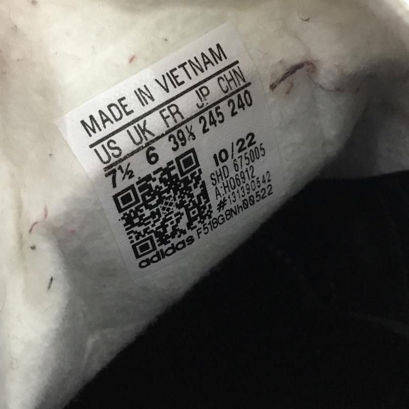 アディダス adidas スニーカー スニーカー HQ6912 Gazelle Bold 厚底 24.5cm 24.5cm ロゴ、文字 黒 / ブラック / X 白 / ホワイト /  レディース USED 古着 中古 10141895