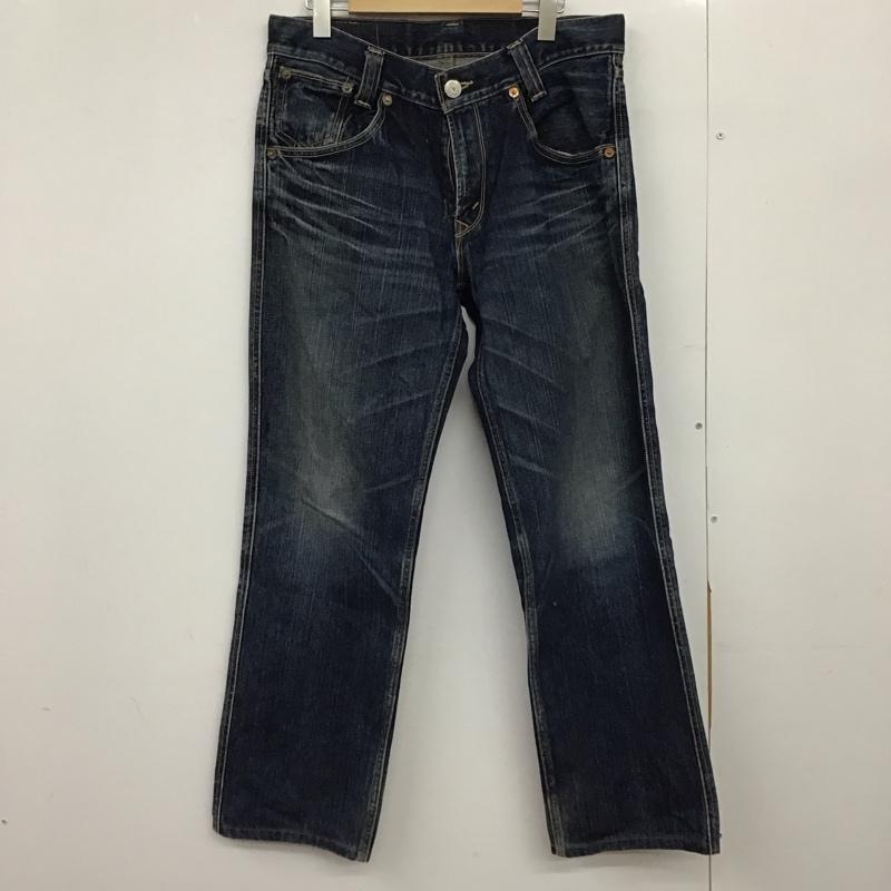 リーバイストラウスアンドコー Levi Strauss & co. パンツ デニム、ジーンズ デニムパンツ ワイドパンツ カジュアルパンツ 33インチ 無地 インディゴ / インディゴ /  メンズ USED 古着 中古 10150043