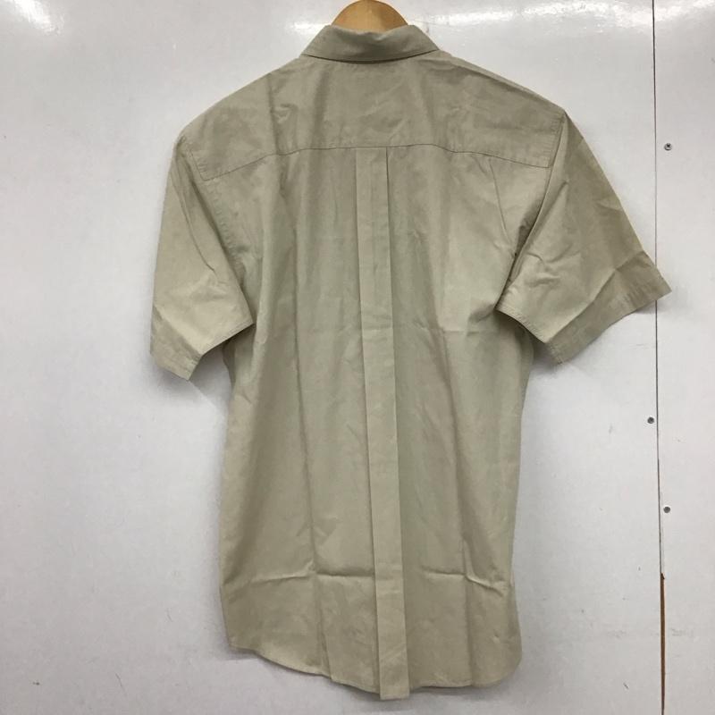 バーバリーロンドン Burberry London シャツ、ブラウス 半袖 半袖シャツ 無地シャツ ポケットシャツ ボタンダウンシャツ L 無地 ベージュ / ベージュ /  メンズ USED 古着 中古 10139832