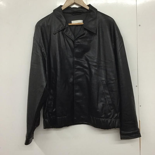 ウィム バイ リドム WYM LIDNM ジャケット、上着 ジャケット、ブレザー wyjk479 ジャケット アウター フェイクレザージャケット M 無地 黒 / ブラック /  メンズ USED 古着 中古 10138592