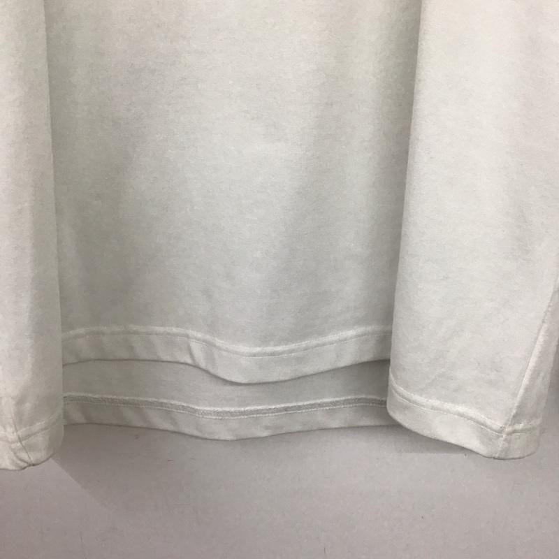 ザノースフェイス THE NORTH FACE カットソー 長袖 nt32254 長袖Tシャツ クルーネック L ロゴ、文字 白 / ホワイト /  メンズ USED 古着 中古 10150603