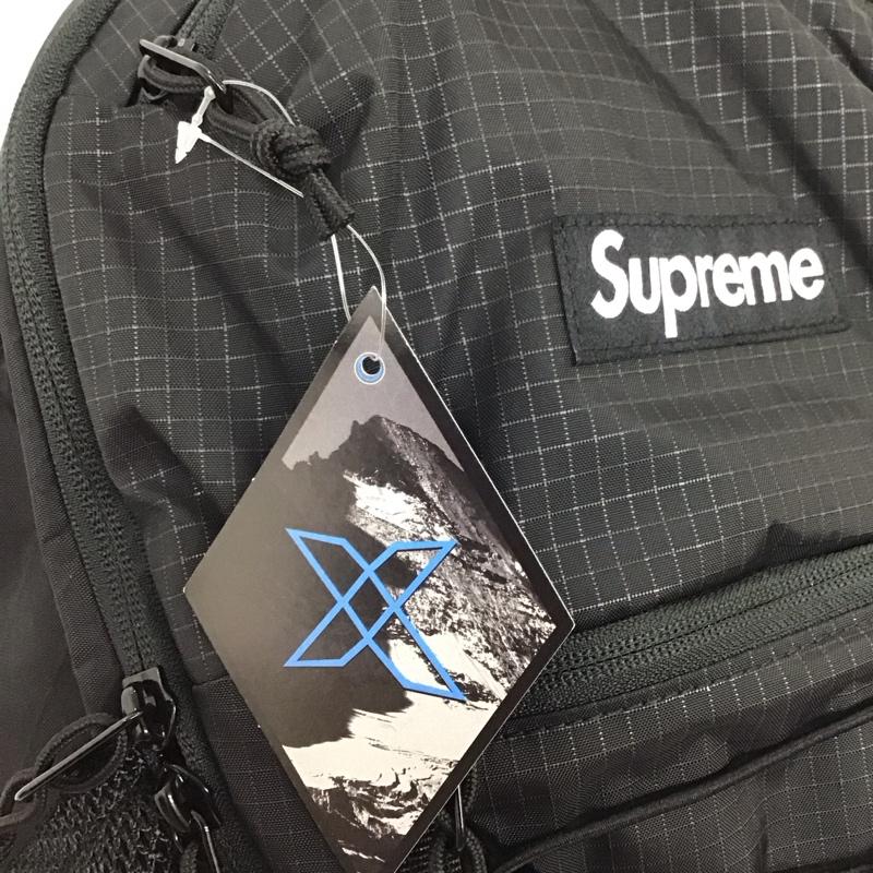 シュプリーム Supreme リュックサック、デイパック リュックサック、デイバッグ Backpack 2023FW タグ付き ロゴ、文字 黒 / ブラック /  メンズ USED 古着 中古 10115066
