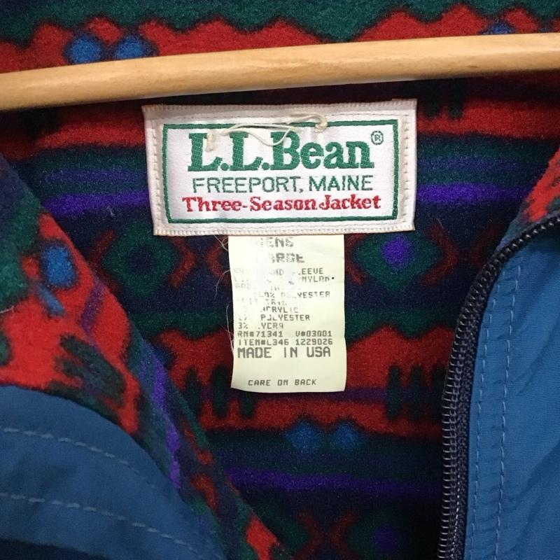 エルエルビーン L.L.Bean ジャケット、上着 ジャンパー、ブルゾン 無地 青 / ブルー /  メンズ USED 古着 中古 10140325