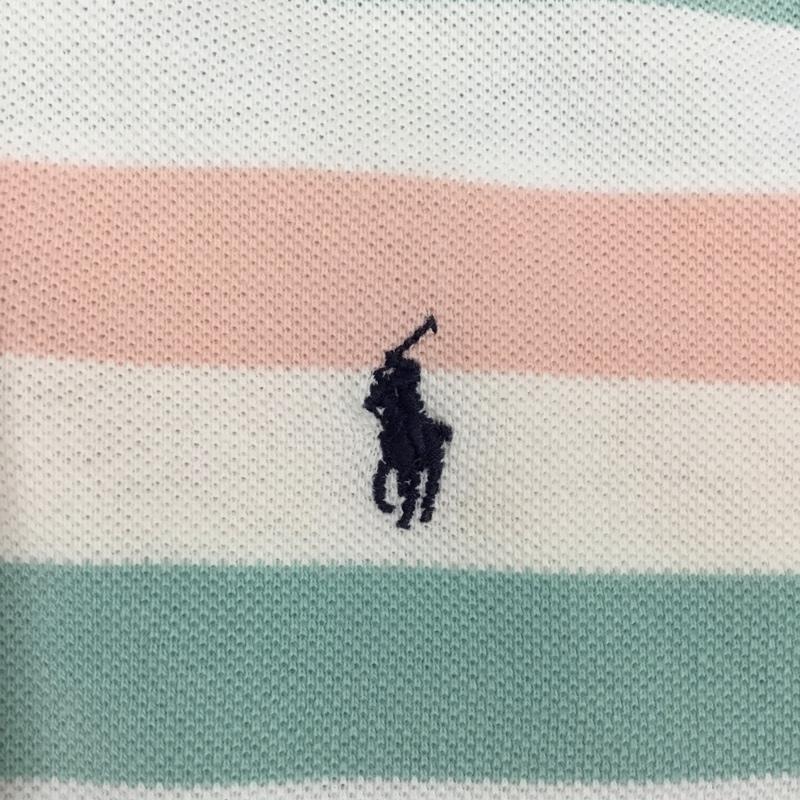 ポロバイラルフローレン Polo by RALPH LAUREN ポロシャツ 半袖 半袖ポロシャツ カラーシャツ 半袖カットソー L ボーダー柄 マルチカラー / マルチカラー /  メンズ USED 古着 中古 10113332
