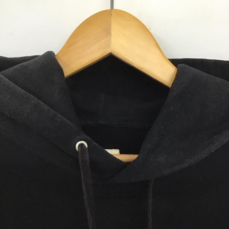 エーライフ ALIFE パーカー 長袖 長袖パーカー プルオーバーパーカー スウェット L ロゴ、文字 黒 / ブラック /  メンズ USED 古着 中古 10146468