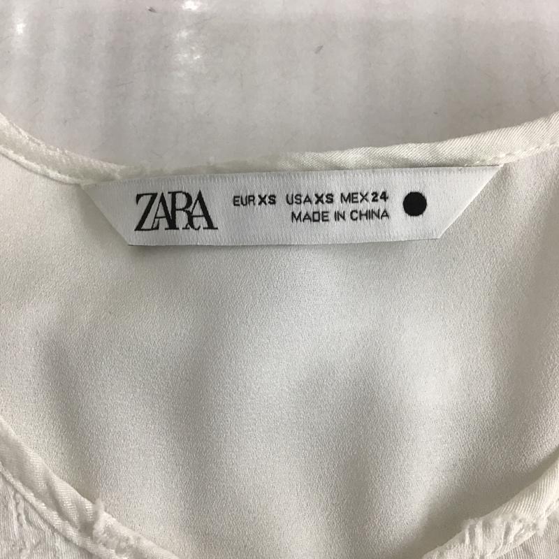 ザラ ZARA ワンピース ロングスカート 刺繍 ロング丈 XS 刺繍 白 / ホワイト /  レディース USED 古着 中古 10105777