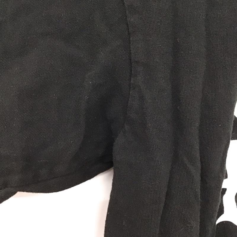 ジャスティンディヴィス JUSTIN DAVIS Tシャツ 半袖 半袖カットソー プリントTシャツ クルーネックカットソー unitedempire L ロゴ、文字 黒 / ブラック /  メンズ USED 古着 中古 10140709