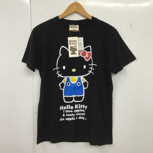古着 USED Tシャツ 半袖 ハローキティ LL キャラクター X プリント 黒 / ブラック /  レディース USED 古着 中古 10147702