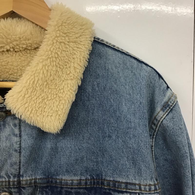 ザラ ZARA ジャケット、上着 ジャケット、ブレザー デニムジャケット Gジャン アウター カジュアルジャケット XL 無地 インディゴ / インディゴ /  メンズ USED 古着 中古 10141849
