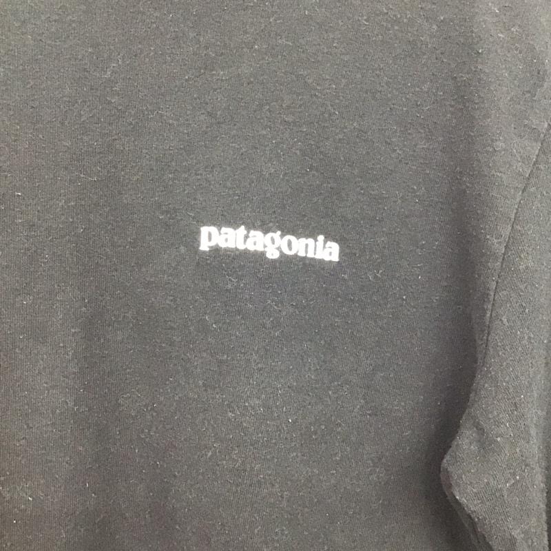 パタゴニア patagonia Tシャツ 長袖 39161fa19 長袖カットソー プリントTシャツ S プリント 黒 / ブラック /  メンズ USED 古着 中古 10131553