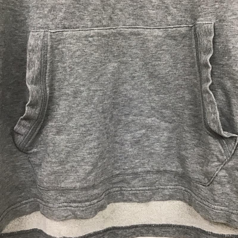 エンポリオアルマーニ EMPORIO ARMANI カットソー 長袖 長袖カットソー プリントカットソー クルーネック S ロゴ、文字 灰 / グレー /  メンズ USED 古着 中古 10131274