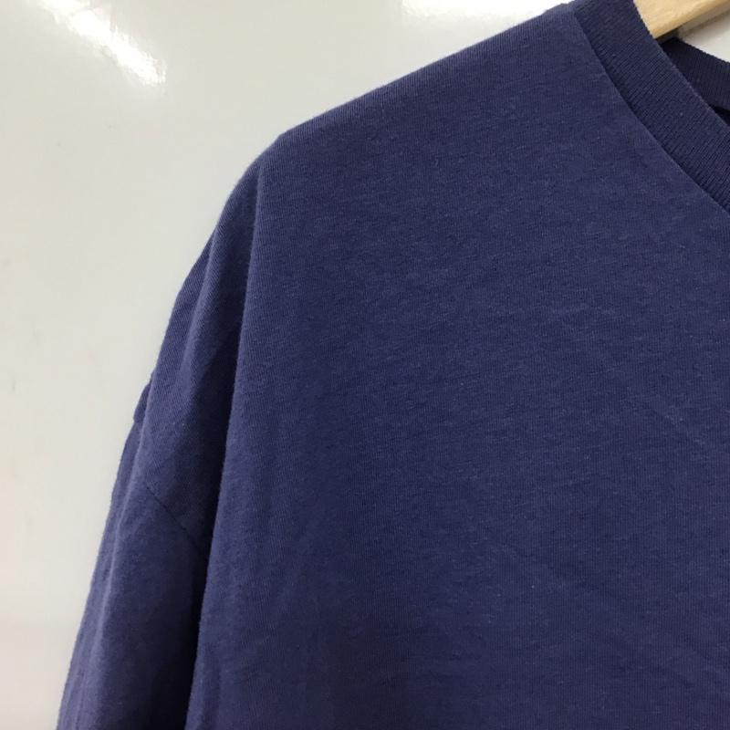 パタゴニア patagonia Tシャツ 半袖 XL ロゴ、文字 X プリント 紺 / ネイビー /  メンズ USED 古着 中古 10143302