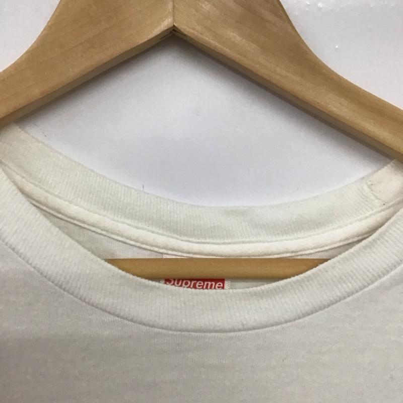 シュプリーム Supreme Tシャツ 半袖 半袖カットソー プリントTシャツ クルーネックカットソー L ロゴ、文字 白 / ホワイト /  メンズ USED 古着 中古 10149190