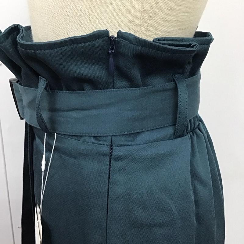 ムルーア MURUA スカート ひざ丈スカート 012320801901 アシメラップスカート 1 無地 緑 / グリーン /  レディース USED 古着 中古 10121269