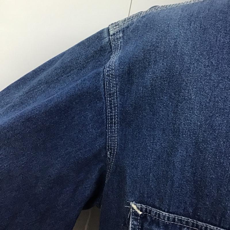 カーハート Carhartt ジャケット、上着 ジャケット、ブレザー デニム カバーオール 無地 水色 / ライトブルー /  メンズ USED 古着 中古 10107843