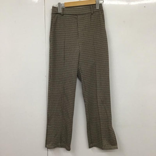 ローリーズファーム LOWRYS FARM パンツ ワークパンツ、ペインターパンツ スラックス ワイドパンツ ストレッチパンツ M チェック マルチカラー / マルチカラー /  レディース USED 古着 中古 10128755