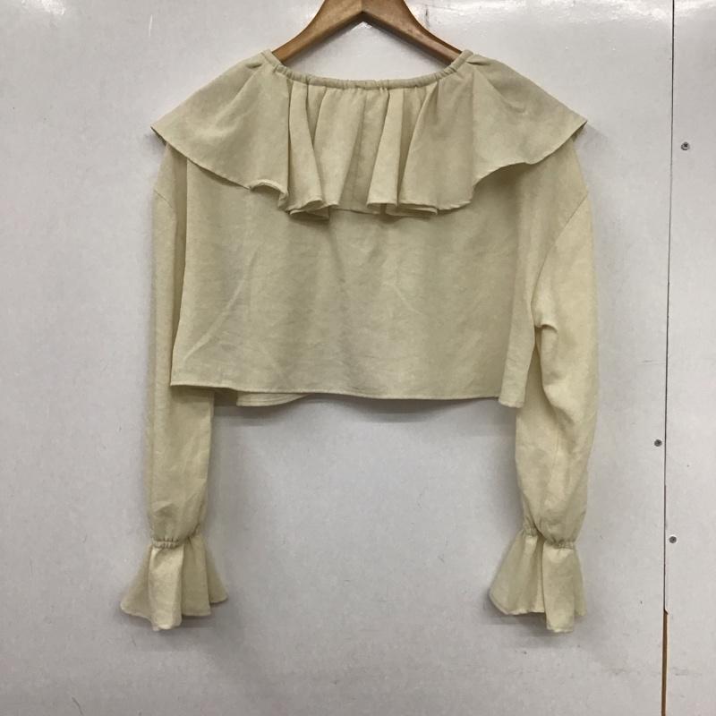 ローリーズファーム LOWRYS FARM シャツ、ブラウス 長袖 FREE 無地 アイボリー / アイボリー /  レディース USED 古着 中古 10133468