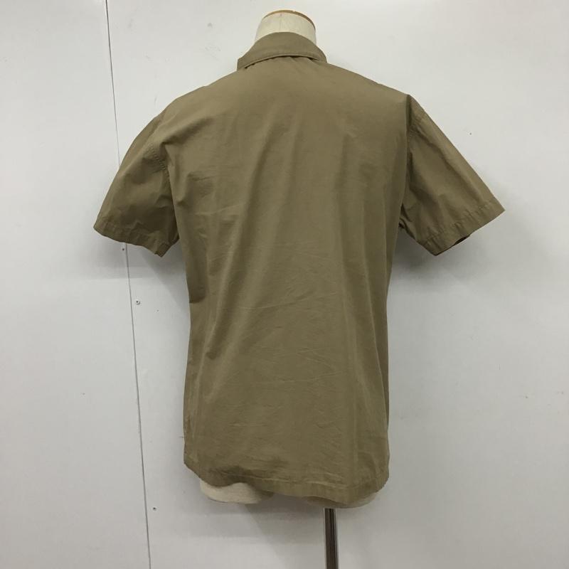 アヴィレックス AVIREX シャツ、ブラウス 半袖 L 無地 ベージュ / ベージュ /  メンズ USED 古着 中古 10105997
