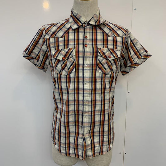 スコッチアンドソーダ SCOTCH＆SODA シャツ、ブラウス 半袖 カジュアルシャツ チェック ロゴ S チェック X ロゴ、文字 マルチカラー / マルチカラー /  メンズ USED 古着 中古 10034742