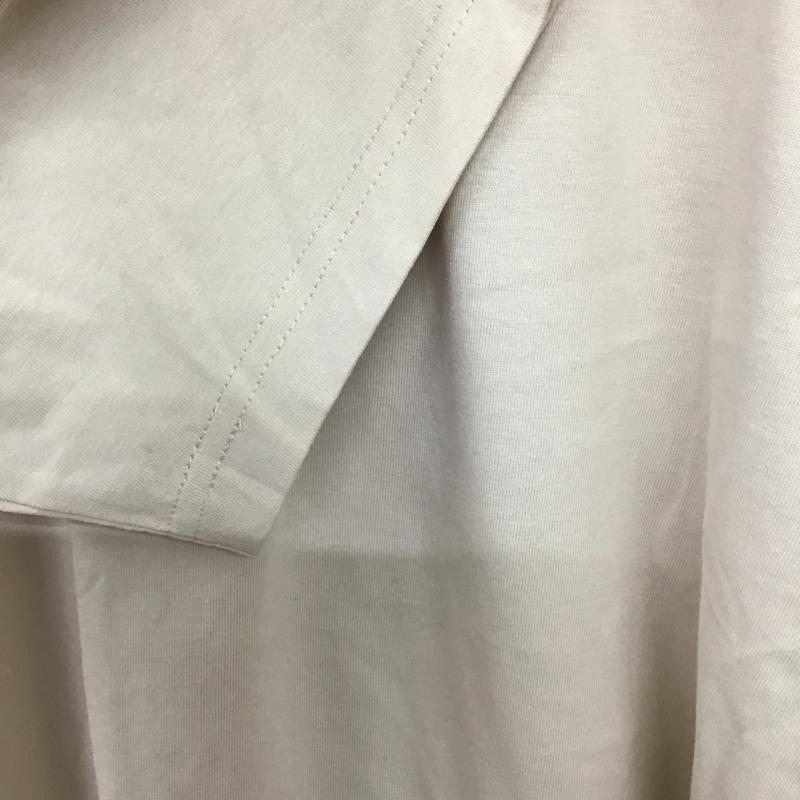 ザノースフェイス THE NORTH FACE Tシャツ 半袖 半袖カットソー プリントTシャツ クルーネックカットソー XL ロゴ、文字 ベージュ / ベージュ /  メンズ USED 古着 中古 10128663