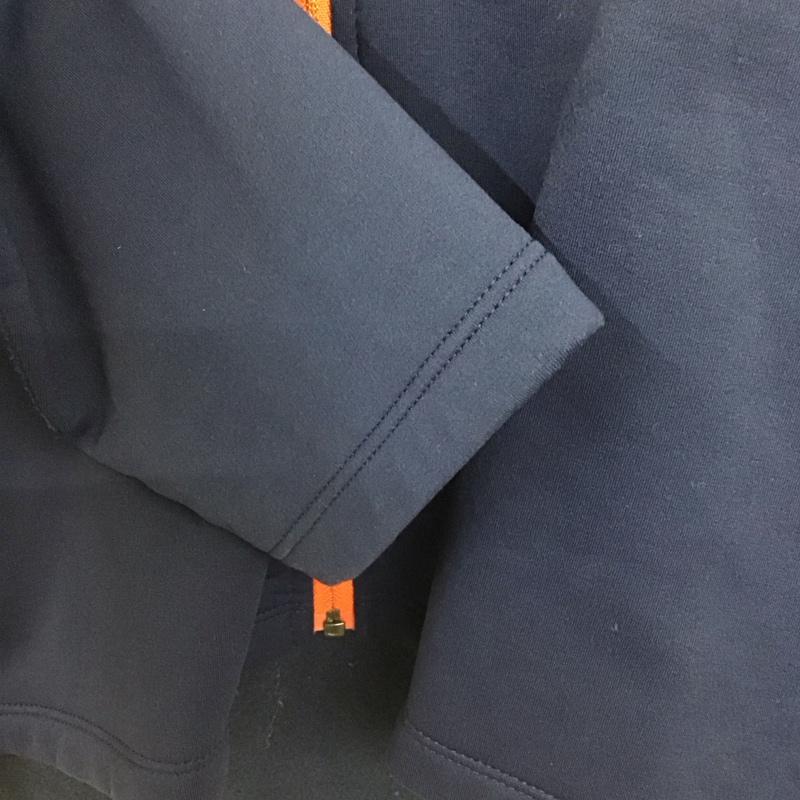 モンベル mont-bell パーカー 長袖 ジップパーカー M 無地 紺 / ネイビー /  メンズ USED 古着 中古 10144739