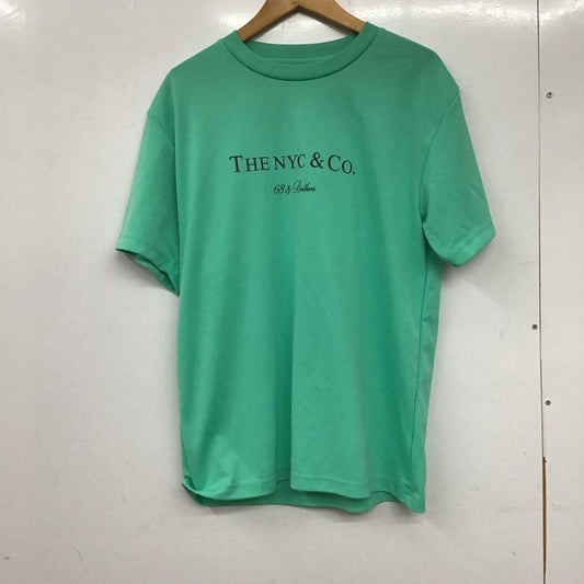 シックスティエイトアンドブラザーズ 68&brothers Tシャツ 半袖 半袖カットソー プリントTシャツ クルーネックカットソー ロゴ、文字 緑 / グリーン /  メンズ USED 古着 中古 10139595