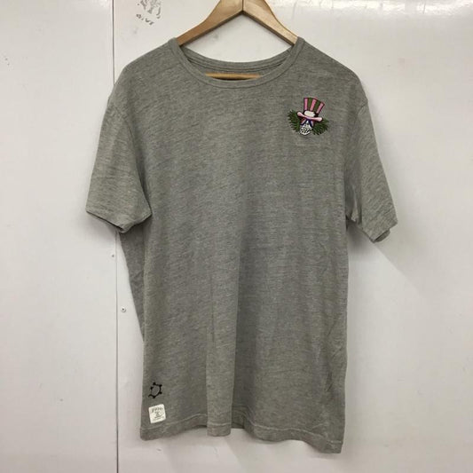 マッシュ MASH Tシャツ 半袖 半袖カットソー プリントTシャツ クルーネックカットソー XL プリント 白 / ホワイト /  メンズ USED 古着 中古 10129999