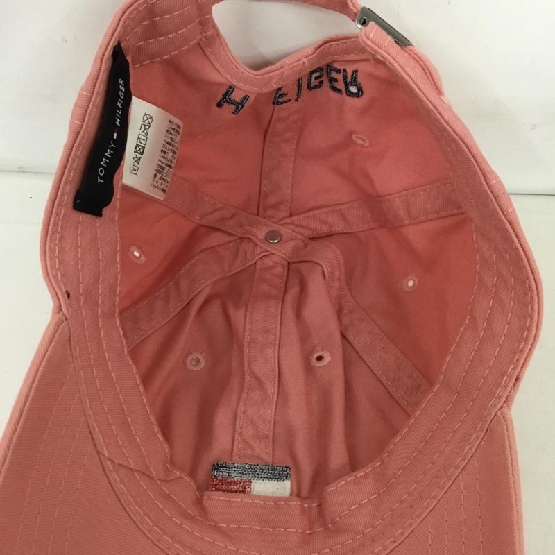 トミーヒルフィガー TOMMY HILFIGER 帽子 キャップ C8878C6524-670 コットン ワンポイント 桃 / ピンク /  レディース USED 古着 中古 10129006