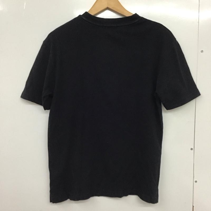 バーバリーブラックレーベル BURBERRY BLACK LABEL カットソー 半袖 半袖カットソー ヘンリーネックカットソー 2 ロゴ、文字 紺 / ネイビー /  メンズ USED 古着 中古 10130130