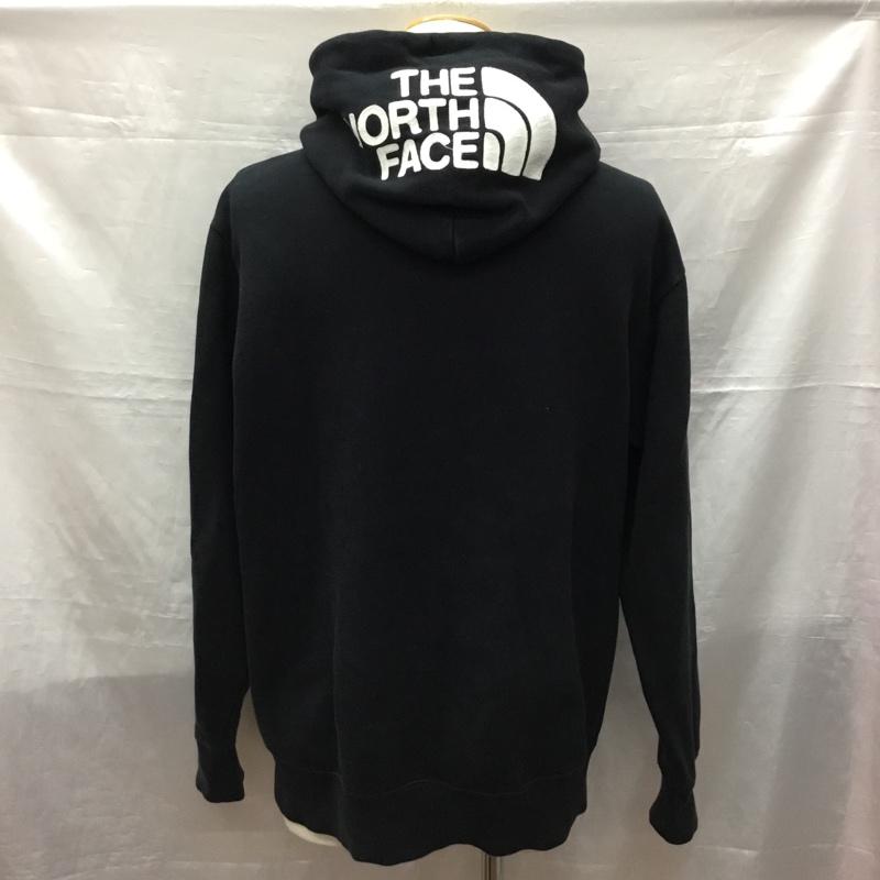 ザノースフェイス THE NORTH FACE パーカー 長袖 nt62130 REARVIEWFULLZIPHOODIE ジップアップパーカー L ロゴ、文字 黒 / ブラック /  メンズ USED 古着 中古 10121522