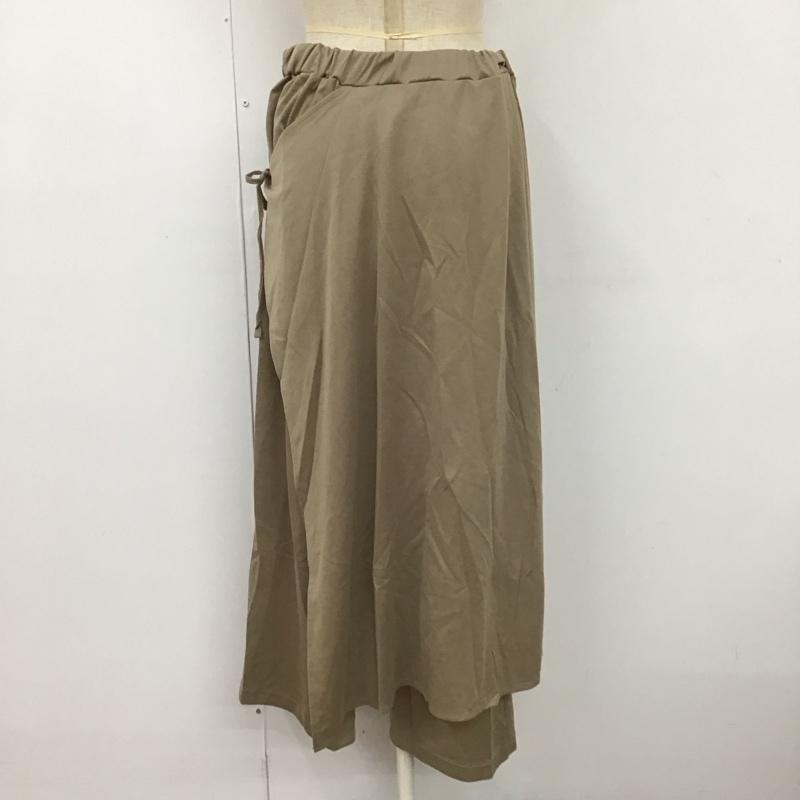 ニコアンド niko and... ボトムス ボトムス カジュアルパンツ ワークパンツ ワイドパンツ 3 無地 ベージュ / ベージュ /  レディース USED 古着 中古 10110266