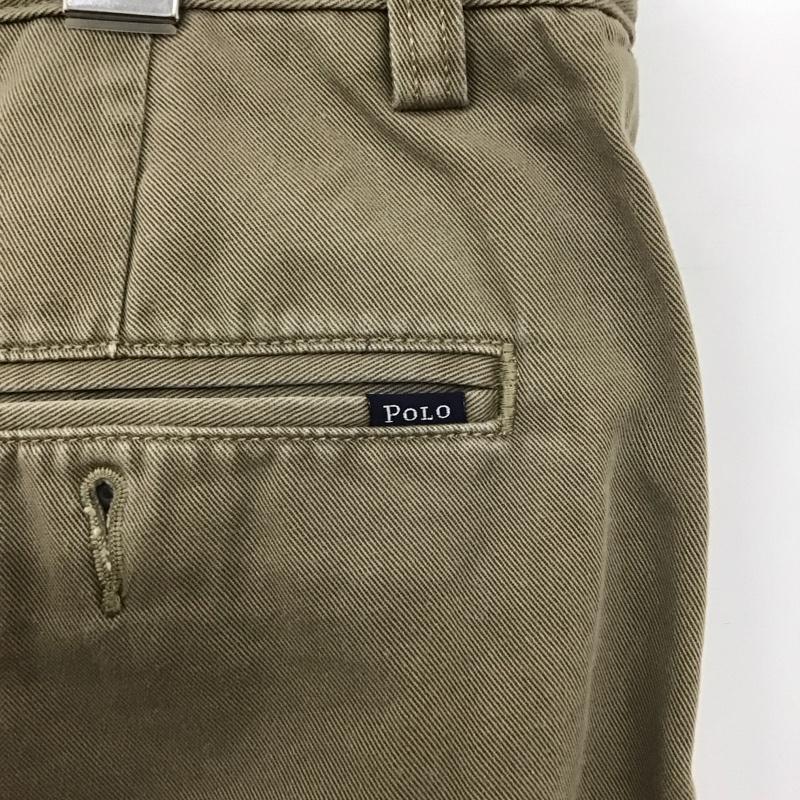 ポロラルフローレン POLO RALPH LAUREN パンツ チノパン チノパン カジュアルパンツ ワイドパンツ ストレートパンツ 32インチ 無地 ベージュ / ベージュ /  メンズ USED 古着 中古 10113000