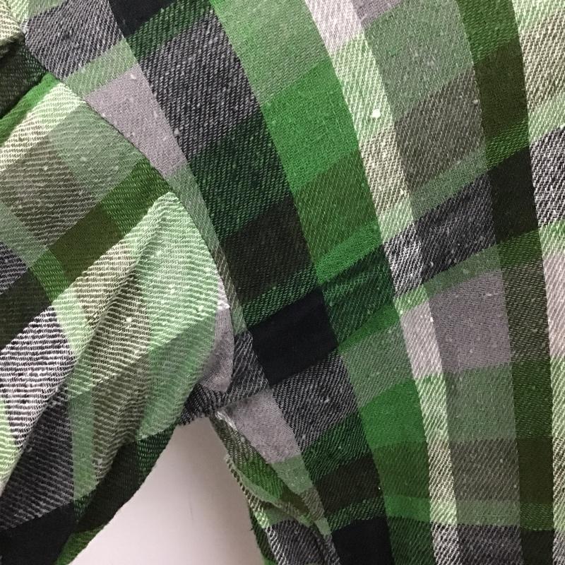 ヒステリックグラマー HYSTERIC GLAMOUR カットソー 長袖 01193ah03 長袖プルオーバーブラウス 長袖チェックシャツ ワイドネックカットソー FREE チェック マルチカラー / マルチカラー /  レディース USED 古着 中古 10106292