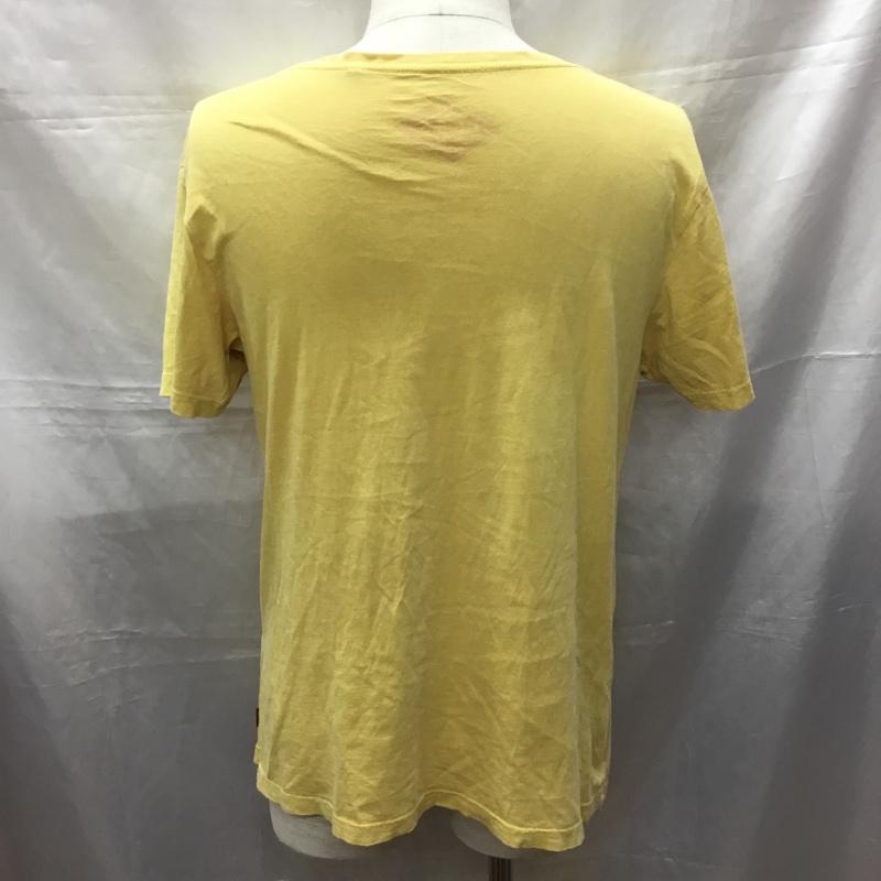 ティーシーエスエス TCSS Tシャツ 半袖 半袖カットソー プリントTシャツ クルーネックカットソー M プリント 黄 / イエロー /  メンズ USED 古着 中古 10114579