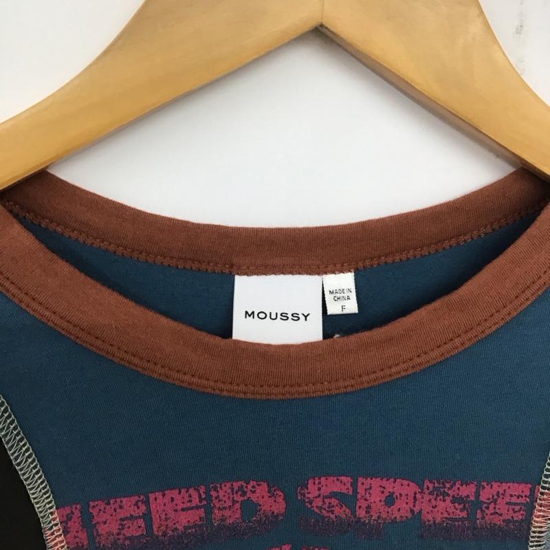 マウジー MOUSSY Tシャツ 長袖 010ISL90-0461 REMAKE TINY ロングスリーブ Tシャツ FREE 総柄 マルチカラー / マルチカラー /  レディース USED 古着 中古 10140348