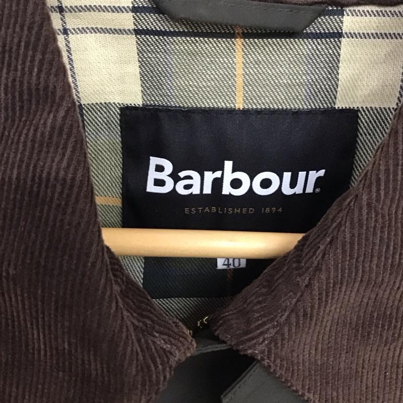 バーブァー Barbour ジャケット、上着 ジャケット、ブレザー 241mcas124 ボロウデイルジャケット ジップアップジャケット カラージャケット 40 無地 カーキ / カーキ /  メンズ USED 古着 中古 10133616