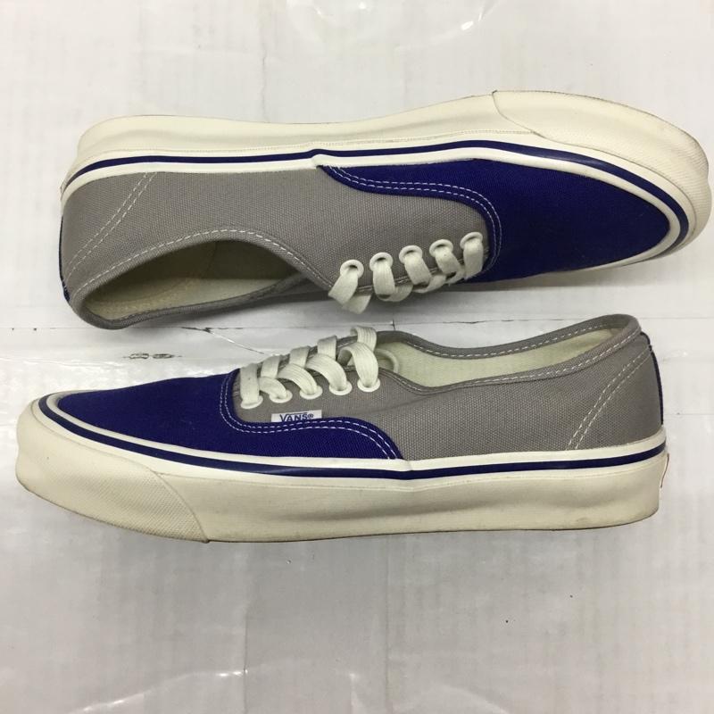 バンズ VANS スニーカー スニーカー 721356 ローカット 27cm 27.0cm ロゴ、文字 青 / ブルー / X 灰 / グレー /  メンズ USED 古着 中古 10121847