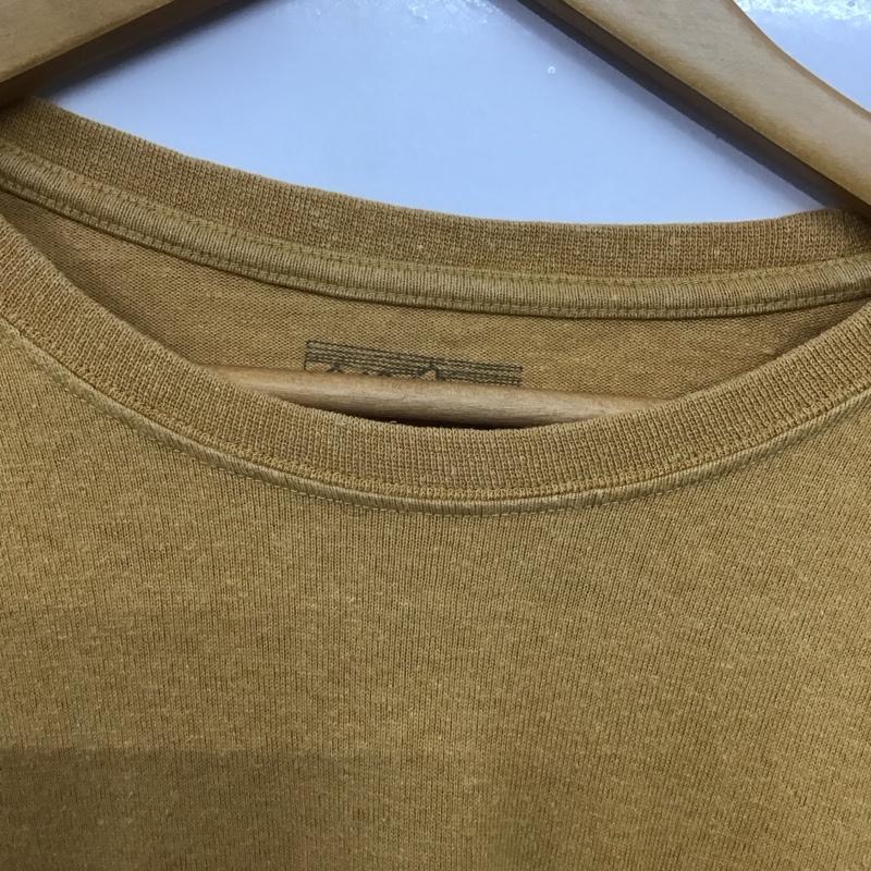 パタゴニア patagonia Tシャツ 長袖 STY53385 FA23 胸ポケット ロングスリーブ ワークポケットTシャツ L ロゴ、文字 橙 / オレンジ /  メンズ USED 古着 中古 10144086
