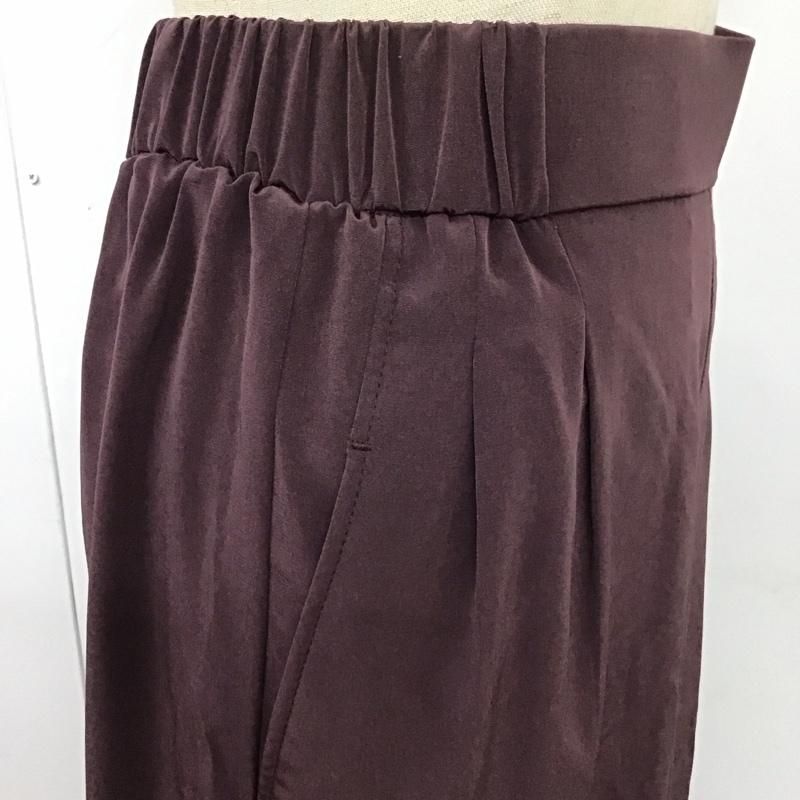 プラステ PLST ボトムス ボトムス 12-2206025 スウィングパンツ イージーパンツ S 無地 紫 / パープル /  レディース USED 古着 中古 10119376