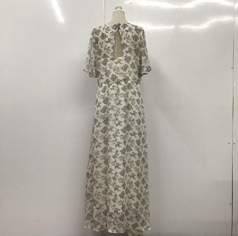 ミスティック mystic ワンピース ロングスカート FREE 総柄 X 花柄 白 / ホワイト /  レディース USED 古着 中古 10108659