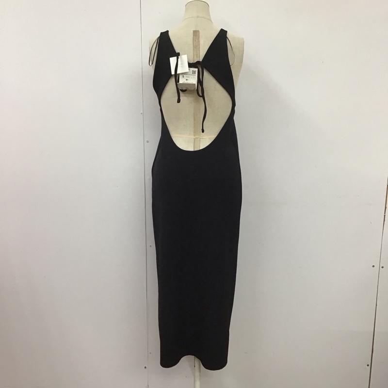 ザラ ZARA ワンピース ロングスカート 5039 335 800 ノースリーブ タグ付き バックオープン S 無地 黒 / ブラック /  レディース USED 古着 中古 10112948