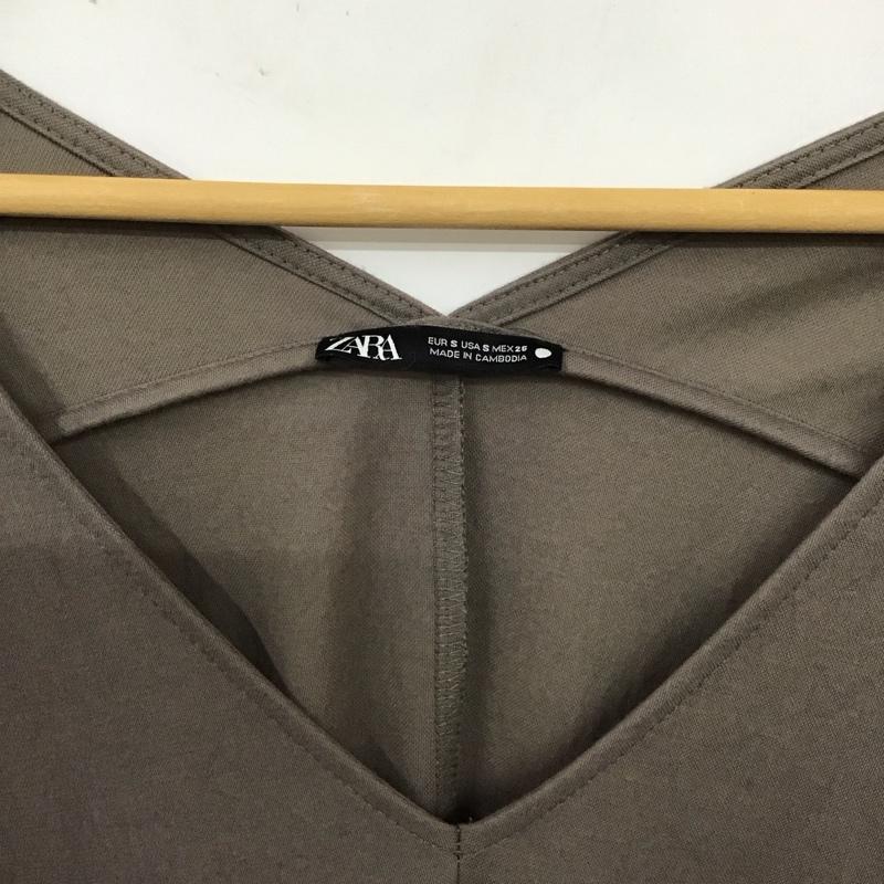 ザラ ZARA ワンピース ロングスカート 5580/648/706 S 無地 灰 / グレー /  レディース USED 古着 中古 10131090