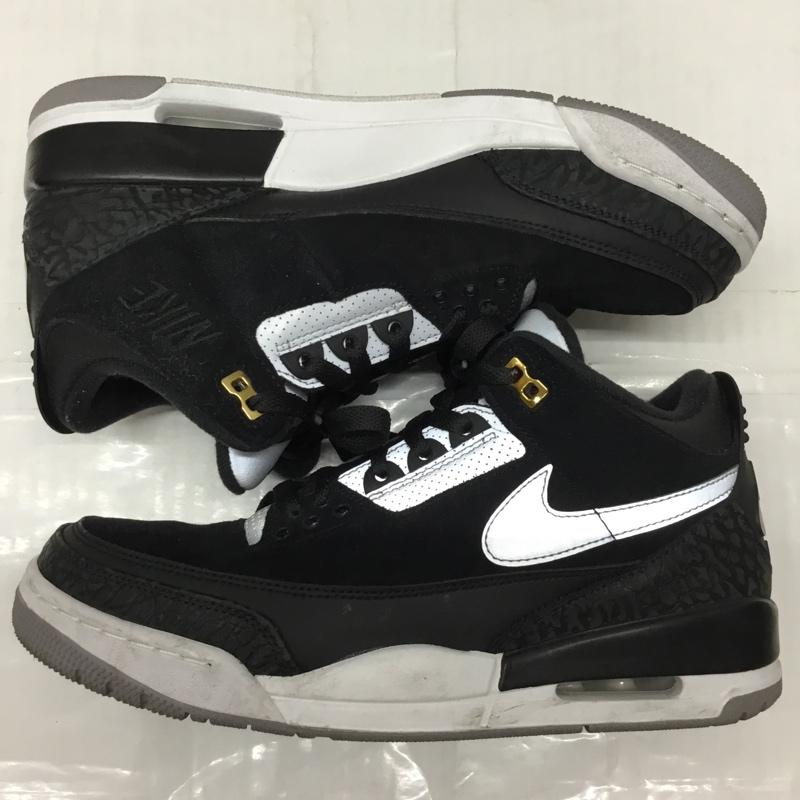 ナイキ NIKE スニーカー スニーカー CK4348-007 AIR JORDAN 3 RETRO TH 27cm 27.0cm ワンポイント 黒 / ブラック / X 灰 / グレー / X 白 / ホワイト /  メンズ USED 古着 中古 10112500