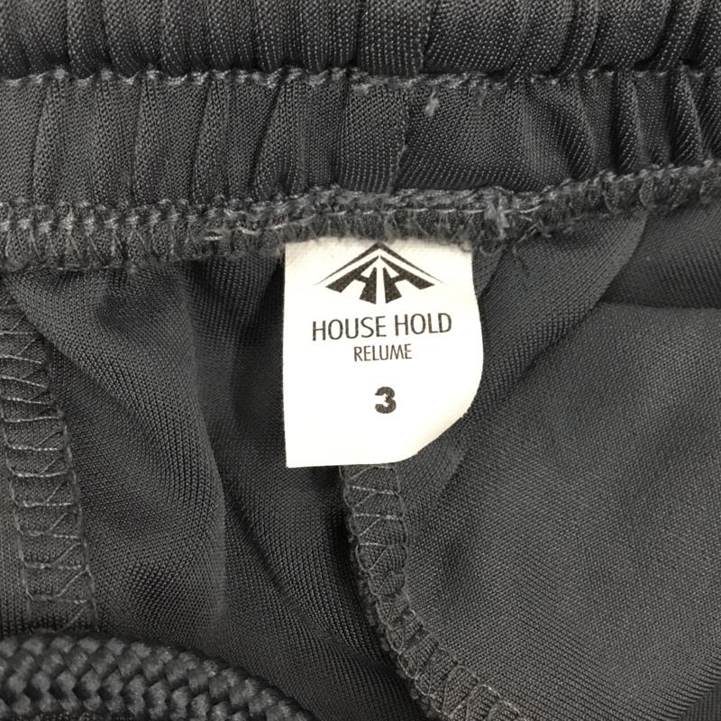 レリューム relume パンツ ワークパンツ、ペインターパンツ 20-030-464-5200-4-0 ワイドパンツ ストレッチパンツ ボトムズ 3 無地 灰 / グレー /  メンズ USED 古着 中古 10121947