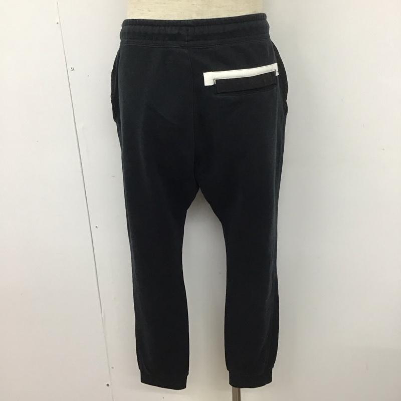 ナイキ NIKE ボトムス ボトムス スウェットパンツ ジャージ カジュアルパンツ ワイドパンツ スポーツウェア M 無地 黒 / ブラック /  メンズ USED 古着 中古 10110952