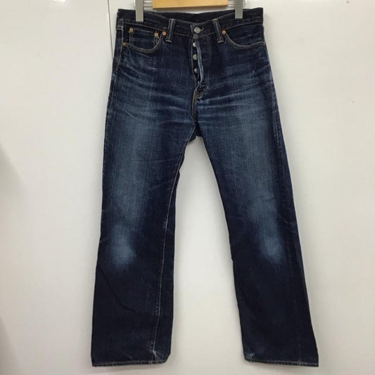 フラットヘッド The Flat Head パンツ デニム、ジーンズ デニムパンツ ストレートパンツ ワイドパンツ カジュアルパンツ 33インチ 無地 インディゴ / インディゴ /  メンズ USED 古着 中古 10114176